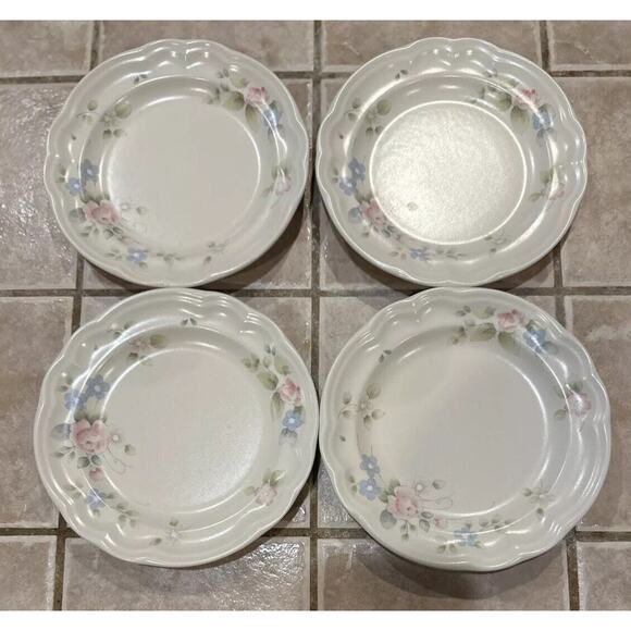 Pfaltzgraff Perennials 20 Pc Dinnerware Set The Tea Rose Collection Original Box - Picture 6 of 16